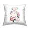 Stupell Industries Spring Floral Garden Designer Fragrance Bottle Throw Pillow, 18" x 18"